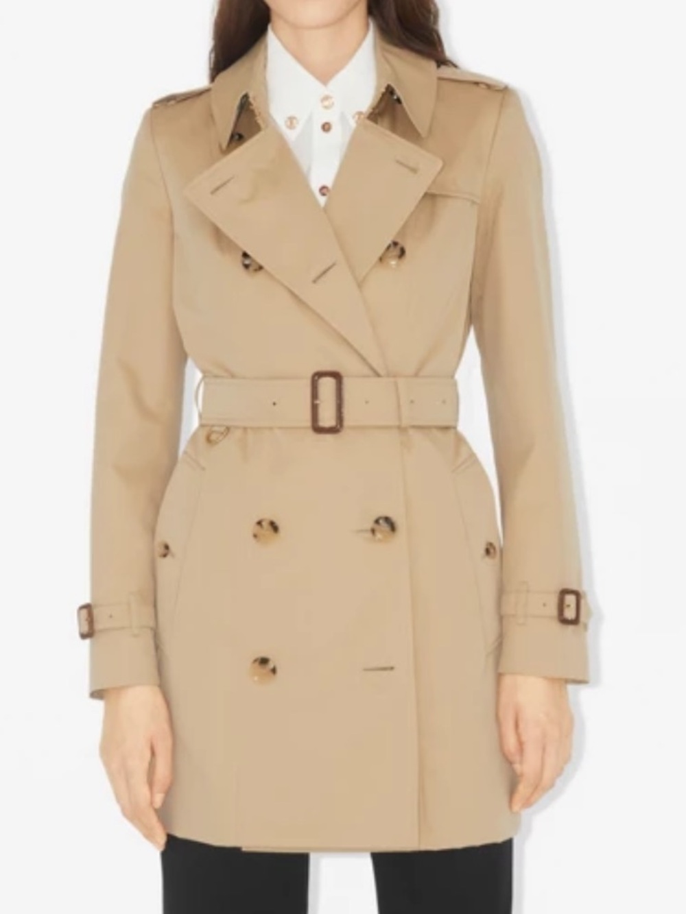 BURBERRY Gabardine Trench Coat
